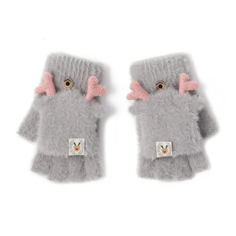 

FREE RABBITⅡ Плюшевый термокомплект с короткими рукавами унисекс, Light Gray