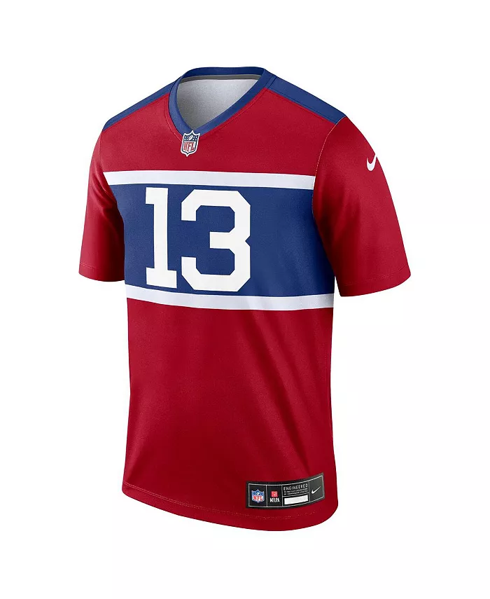 Мужская футболка Jalin Hyatt Century Red New York Giants Alternate Legend Player Jersey Nike — фото 3