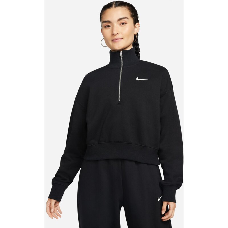 

Sweatshirt w nsw phnx flc qz crop Nike, мультиколор