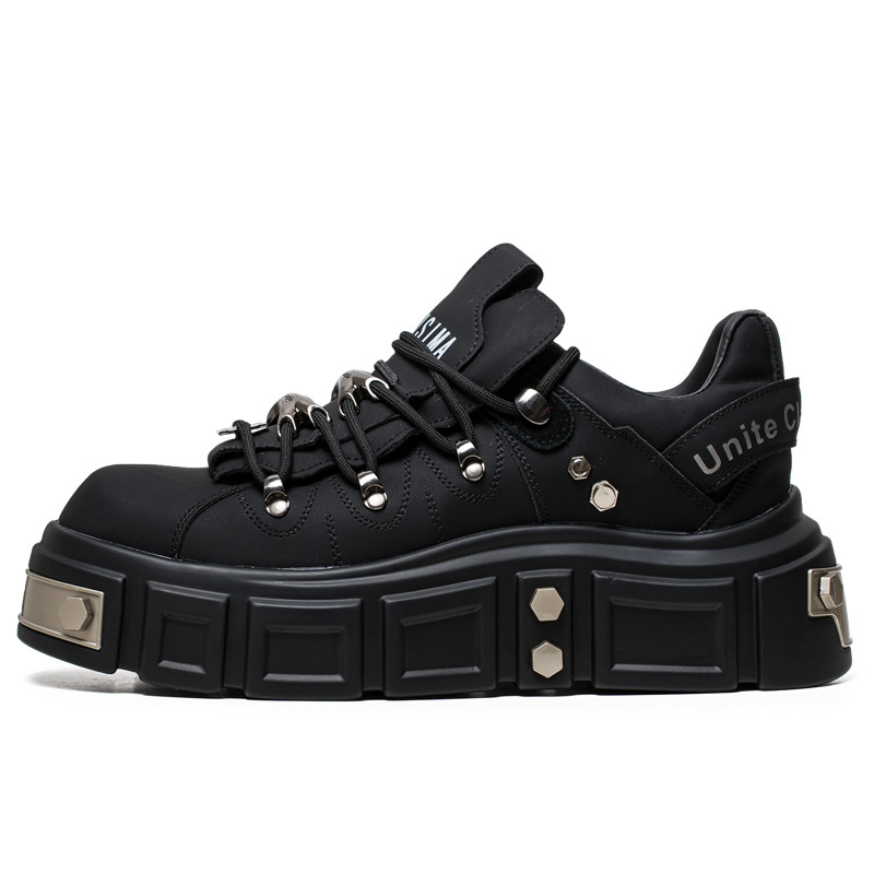 

BINGO DUCK Мужские скейтерские кроссовки Mid Top черные, цвет Black