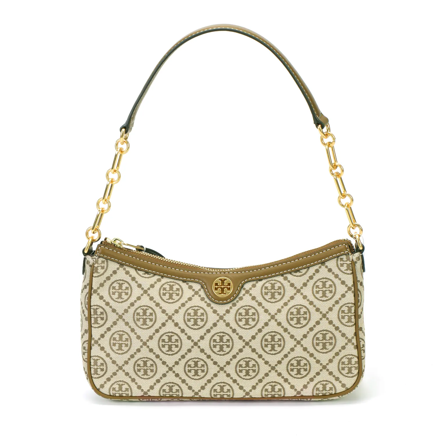 

TORY BURCH Монограмма Жаккард Ткань Плечевая Сумка