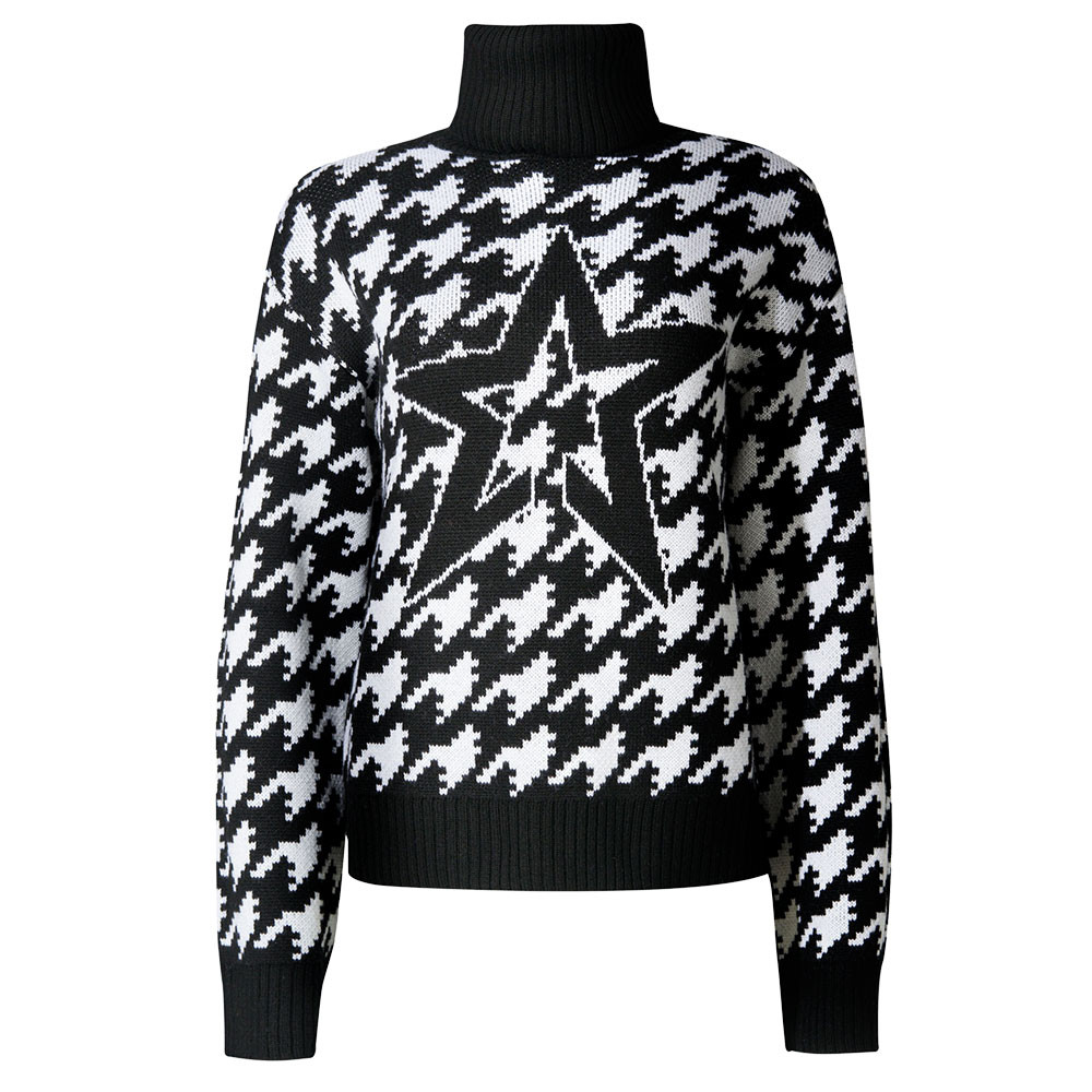 

Свитер Perfect Moment в клетку гусиная лапка (женский), Black/White