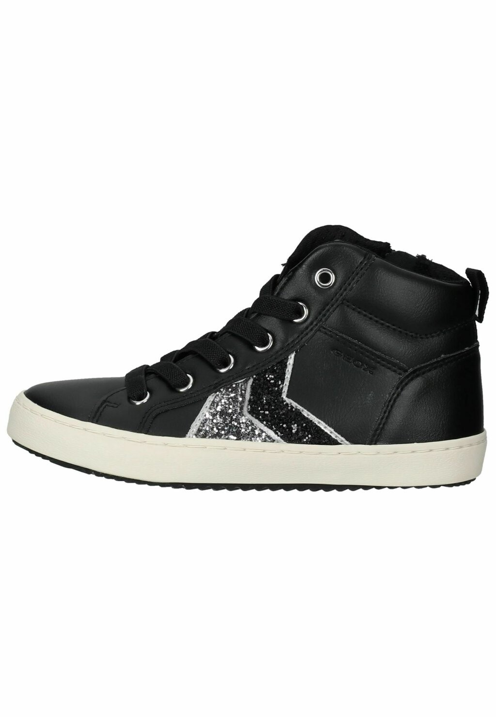 

Высокие кеды Geox, schwarz dk silver
