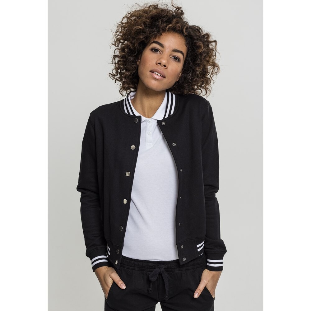 

Толстовка Urban Classics Jacket College, черный