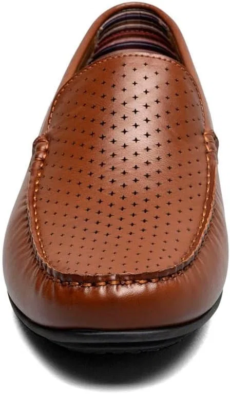 Мужские лоферы Conroy Moc Toe Driver от STACY ADAMS, Cognac — фото 3