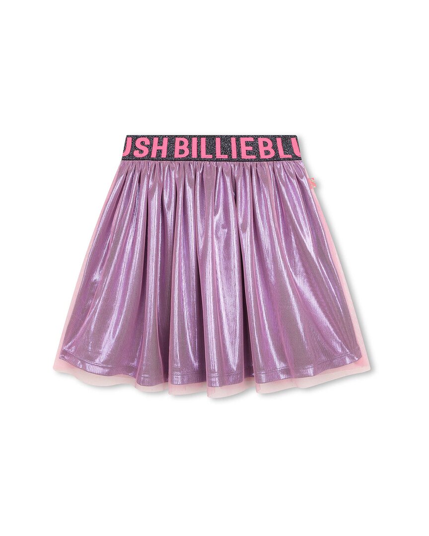 

Биллиблаш Металлическая тюлевая юбка Billieblush, розовый