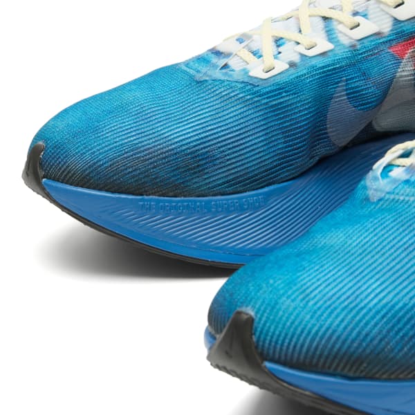 Zoomx vaporfly next% 4 prm кроссовки Nike Running, clear, mountain синий & fire красный — фото 4