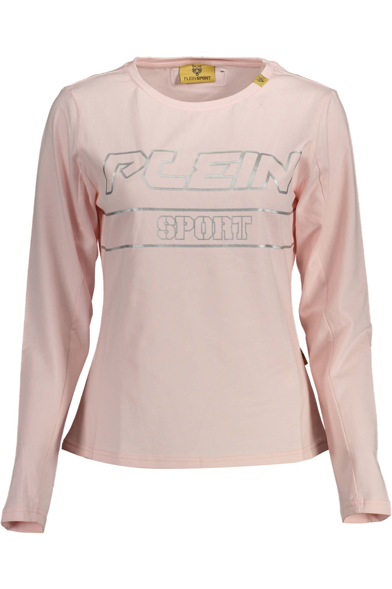 

Розовый хлопковый женский топ Plein Sport