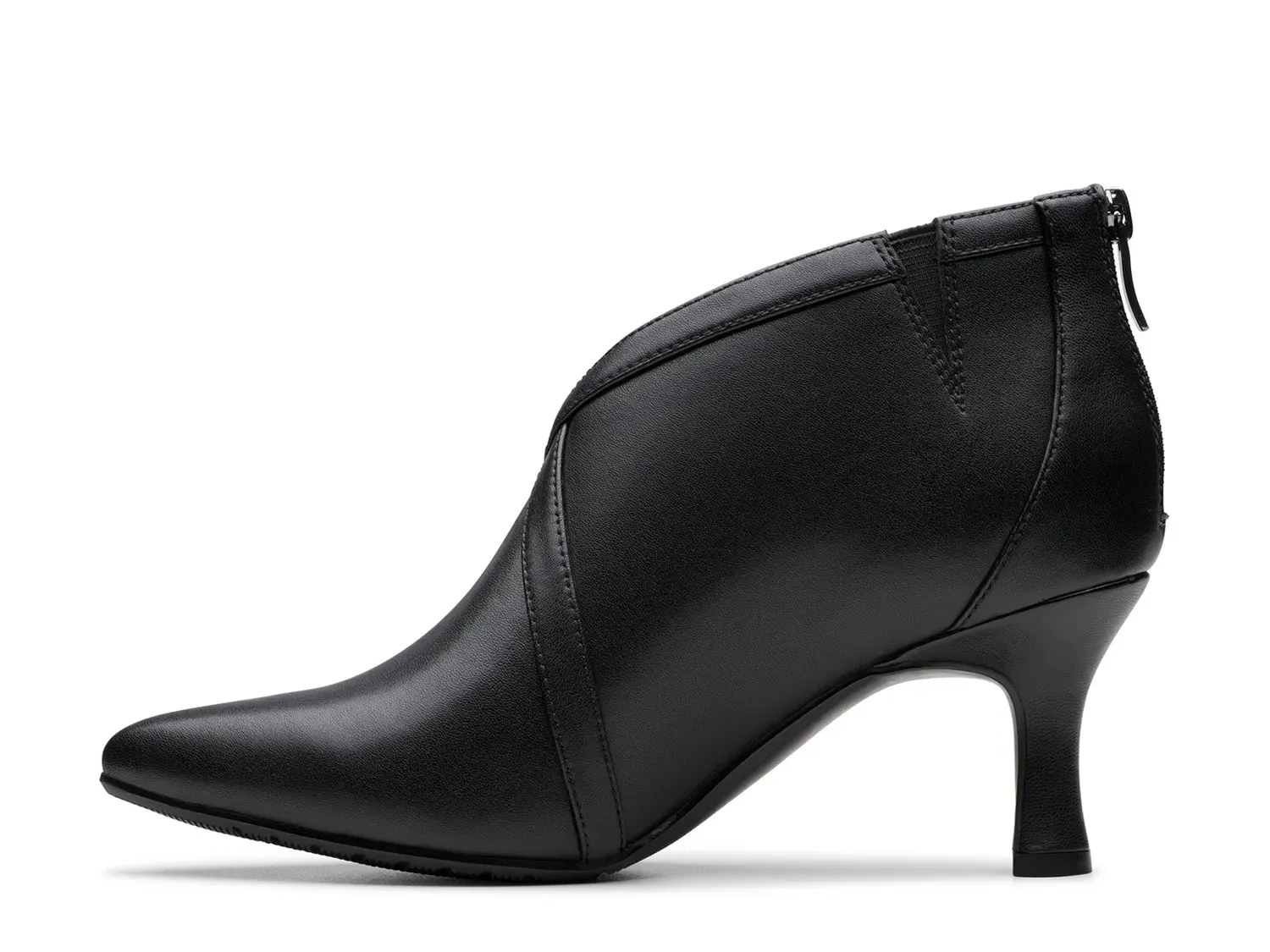 Ботильоны женские Clarks Kataleyna Sol кожаные на тонком каблуке, черный — фото 2