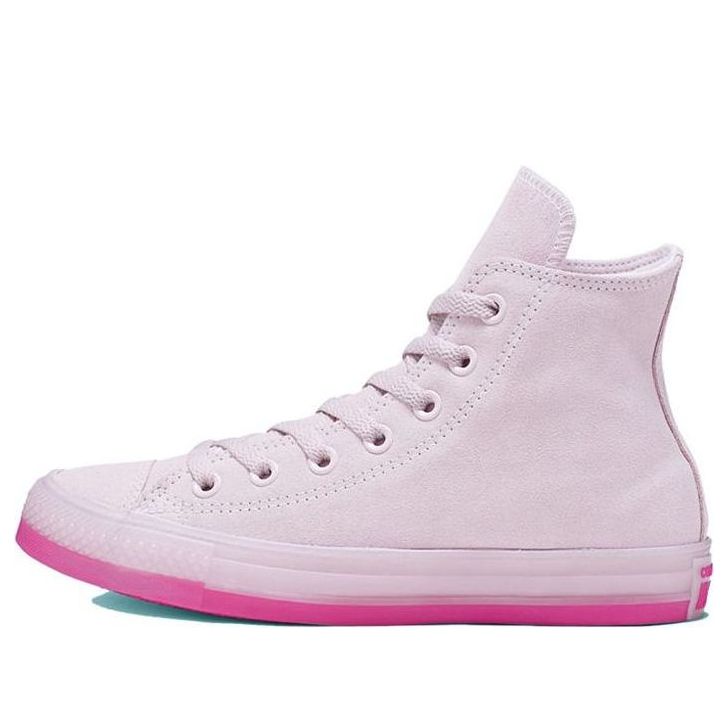 

Кеды Converse Interstellar Chuck Taylor All Star Jelly Bottom Pink Suede, розовый