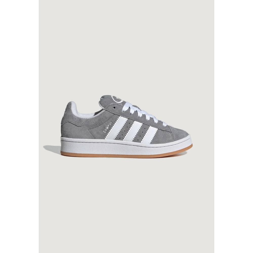 

Серые кожаные кроссовки Adidas
