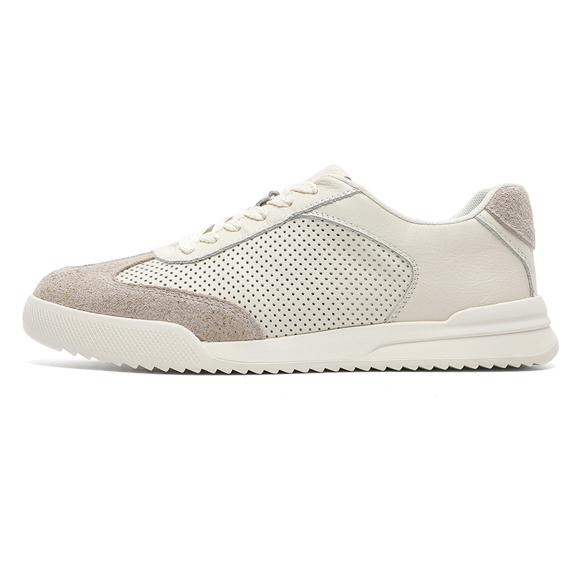 

MOMGOG Мужские белые повседневные туфли устойчивые к истиранию дышащие легкие, цвет White