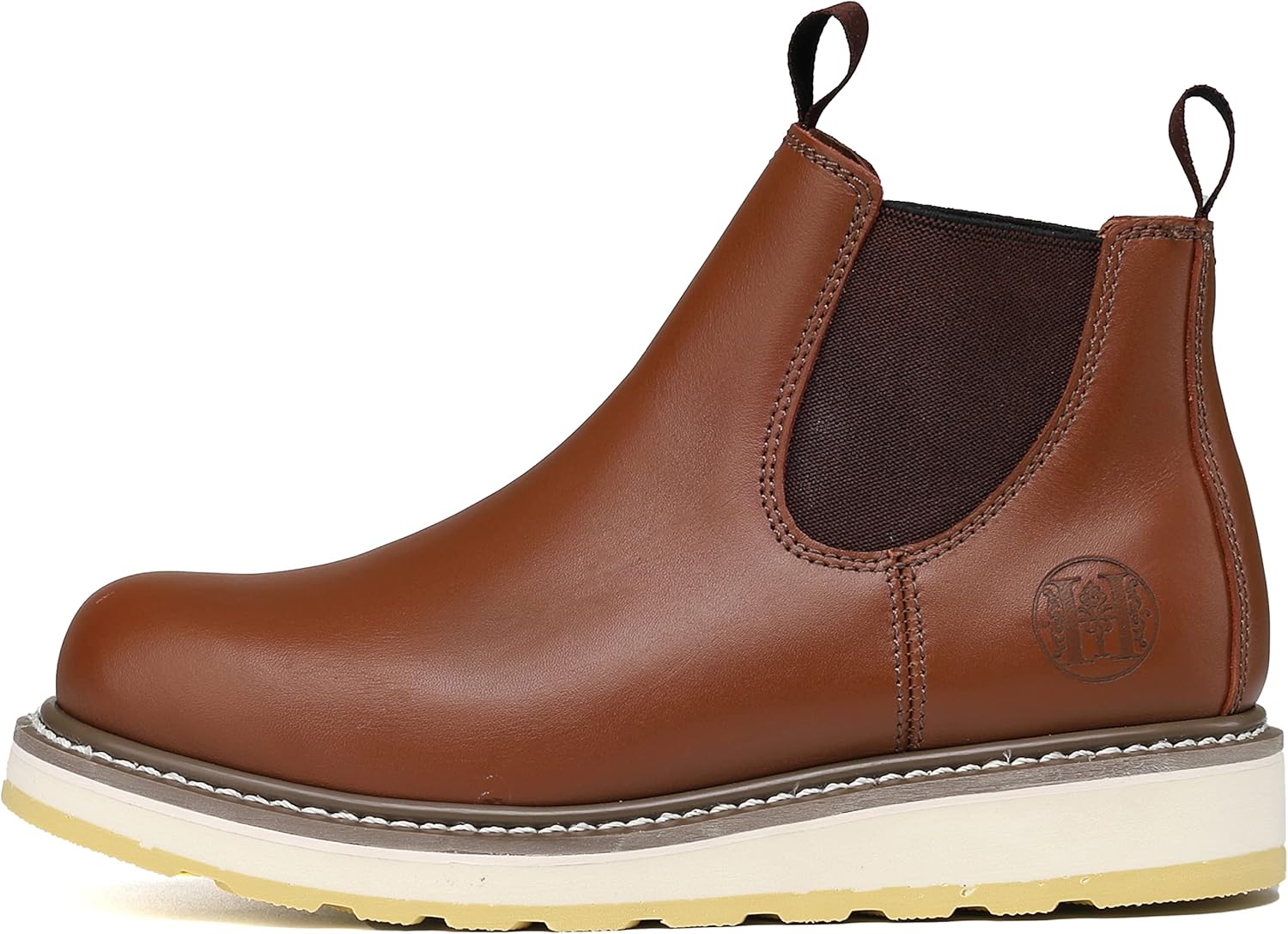 

Мужские ботинки HANDPOINT Chelsea с двойной вставкой и мягким носком - коричневые 84985