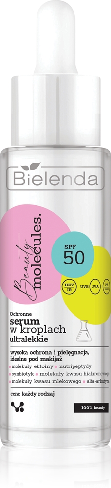 

Сыворотка Beauty Molecules с легкой текстурой и SPF 50 Bielenda, 30 мл