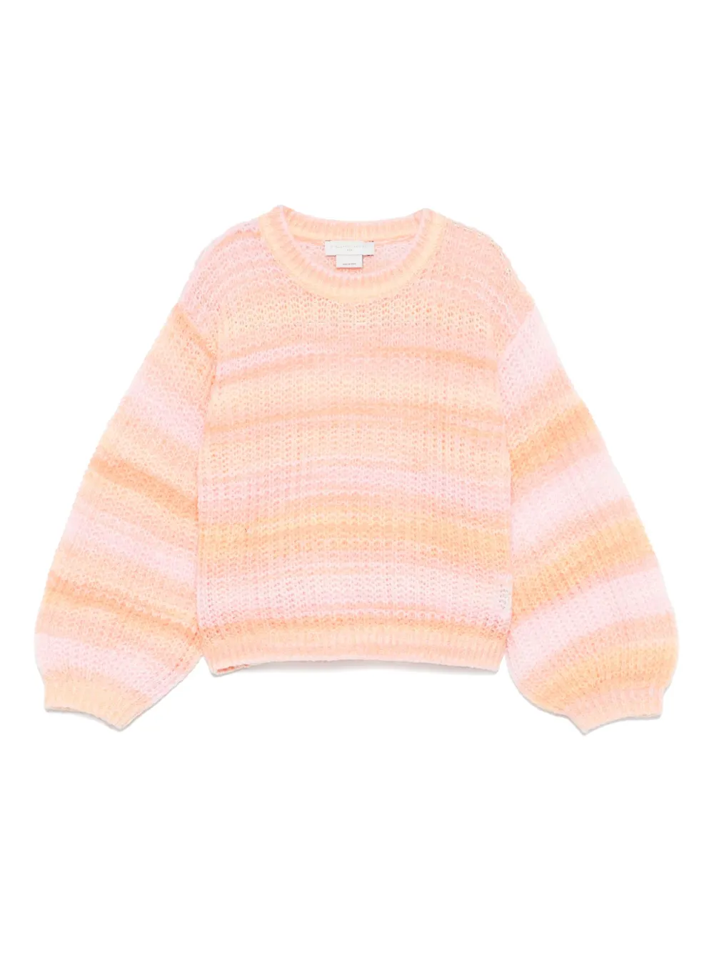

Свитер в полоску Stella McCartney Kids, розовый