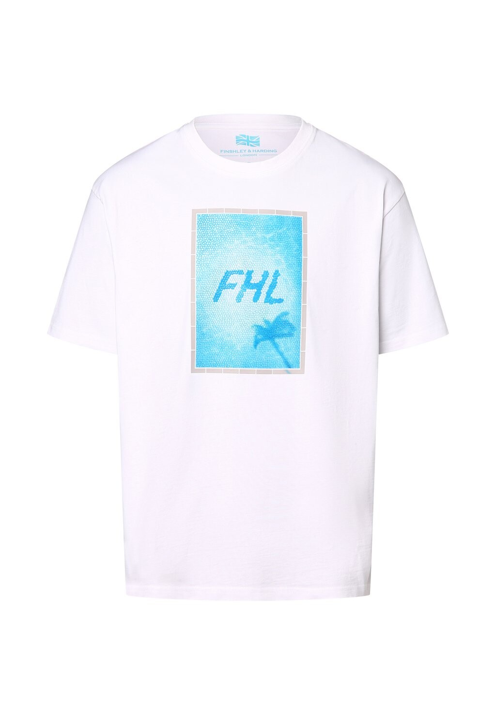 

Футболка с принтом FINSHLEY & HARDING LONDON, белый
