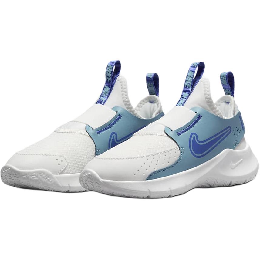 Nike Кроссовки Flex Runner 3 с противоскользящим износостойким низким верхом для детей, белые, зеленые, для детей 3–7 лет — фото 3