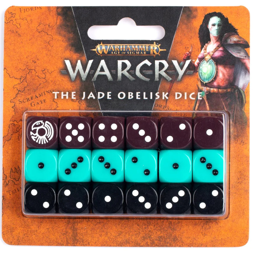 

Миниатюра Games Workshop Warcry: The Jade Obelisk Dice (18)