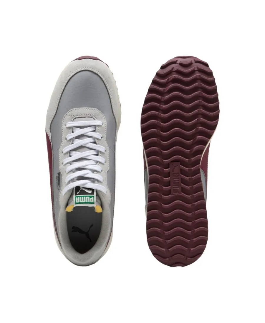 Мужские гольф-туфли Helsinki G без шипов Puma Golf, ash серый/ruby shimmer/frosted айвори — фото 2