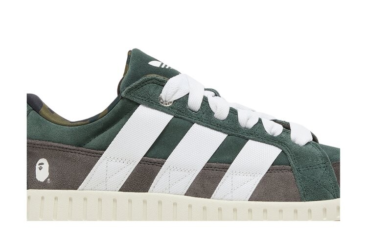 Кроссовки Adidas BAPE x LWST, зеленый — фото 2