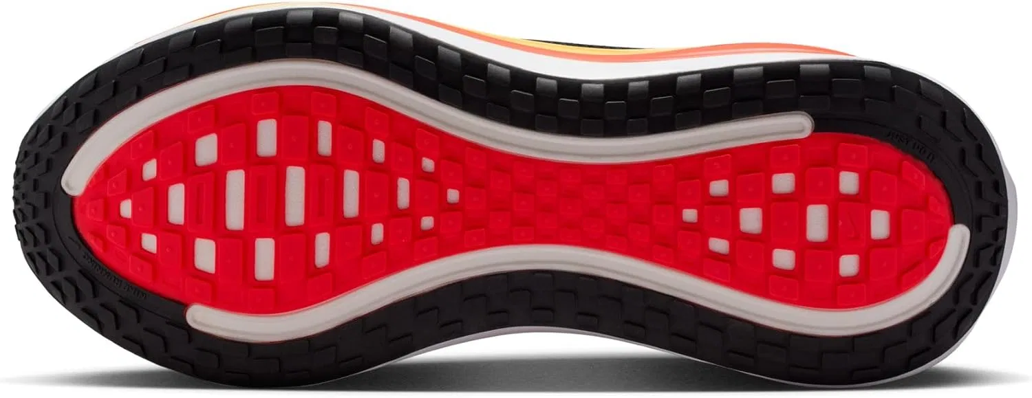 Мужские беговые кроссовки Nike Vomero Plus HV8150 для бега по шоссе, Black White Bright Crimson Sail — фото 4