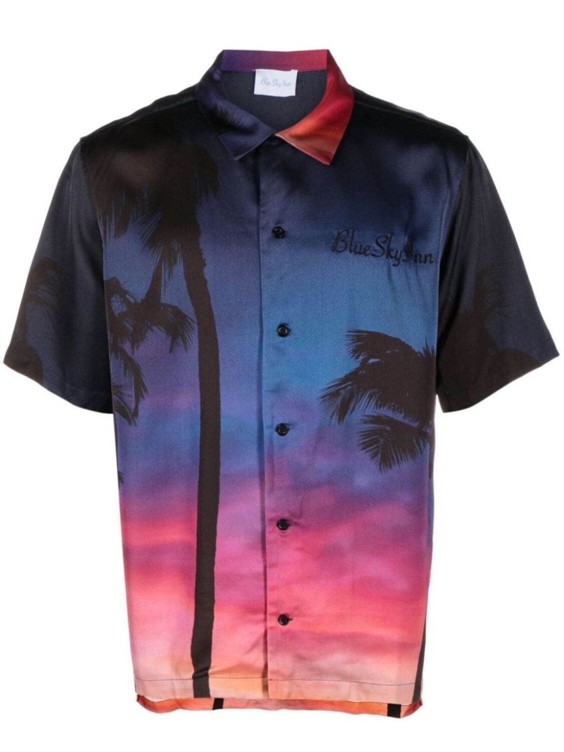 

BLUE SKY INN рубашка с короткими рукавами и вышитым логотипом, синий