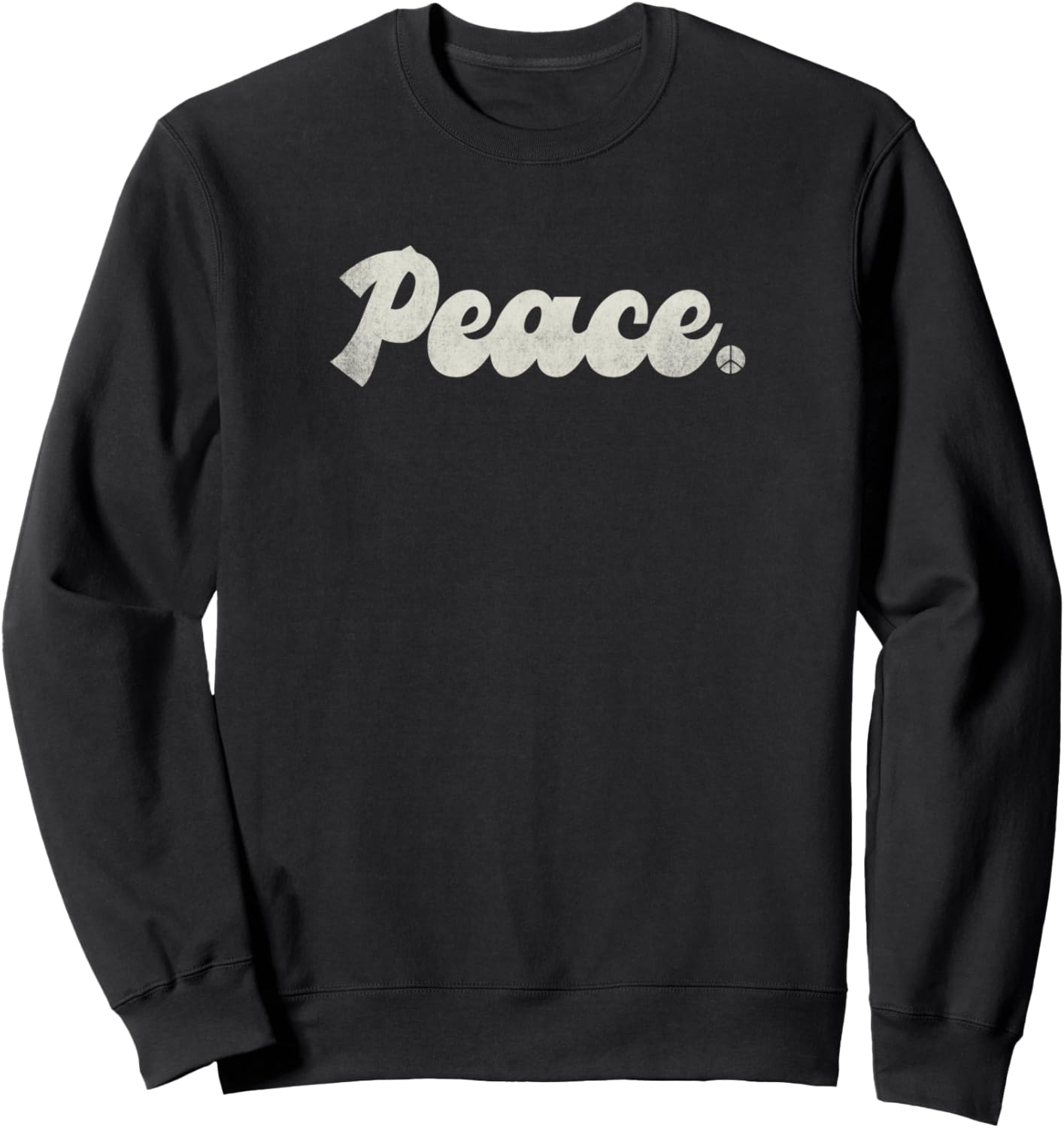 

Толстовка с изображением знака мира и букв Trendy Apparel, черный