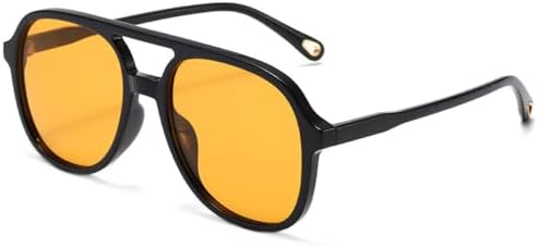 

Модные солнцезащитные очки для женщин в крупной оправе с леопардовым принтом, зеленые очки, трендовые солнцезащитные очки для вождения, защита от ультрафиолета UV400 MTZJH, Black Yellow