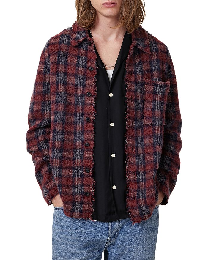 

Кардиган Austin с жаккардовой клеткой ALLSAINTS, мультиколор
