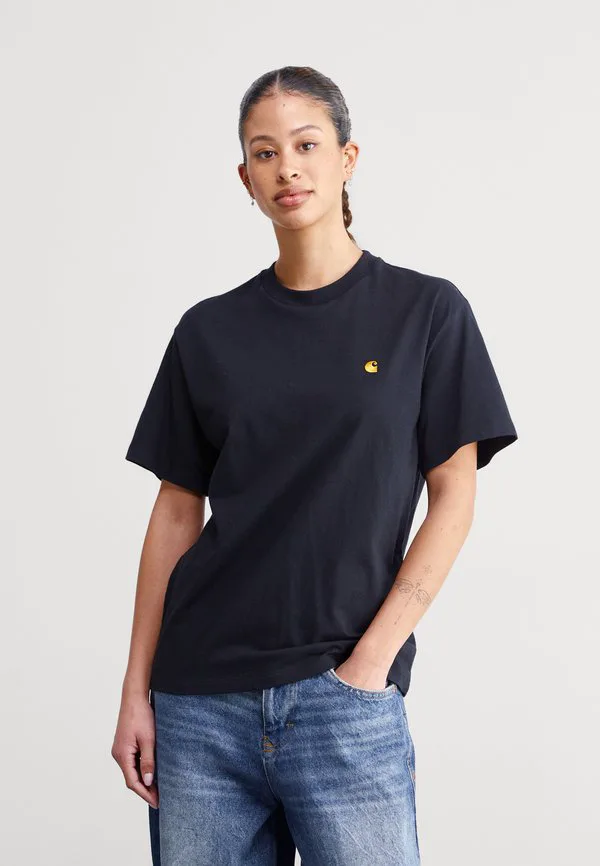 

Базовая футболка chase Carhartt Wip, Black/Gold, Черный, Базовая футболка chase Carhartt Wip, Black/Gold