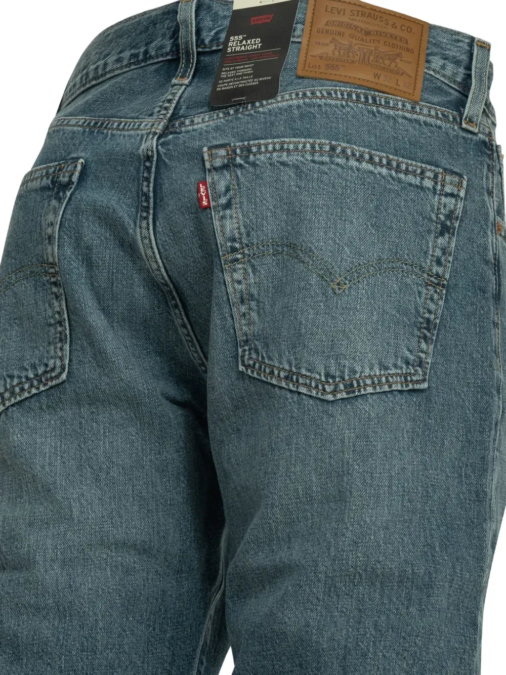 Джинсы модели Relaxed Straight 555 Levi'S, синий — фото 4