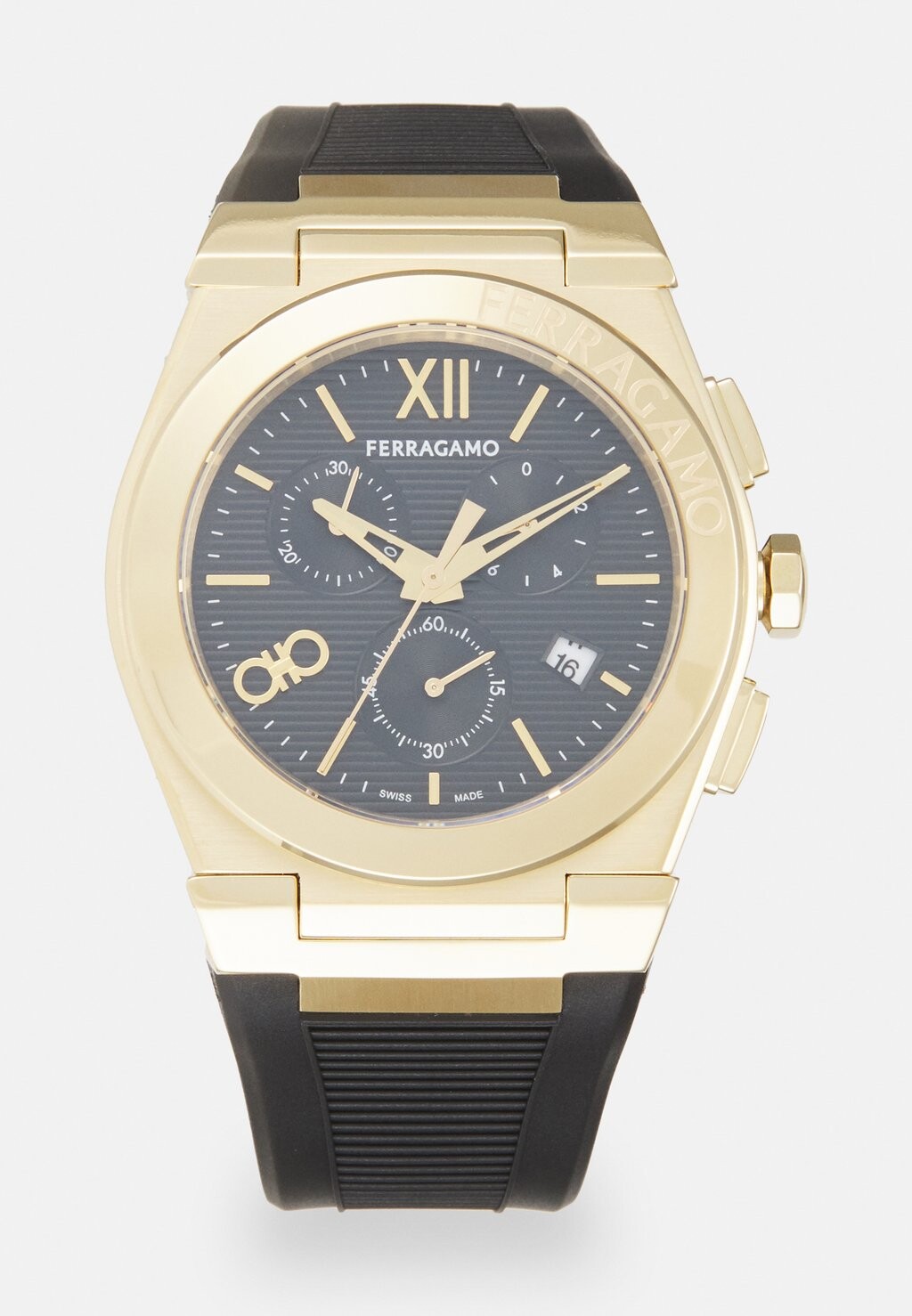 

Хронограф VEGA FERRAGAMO, цвет yellow gold-coloured/black