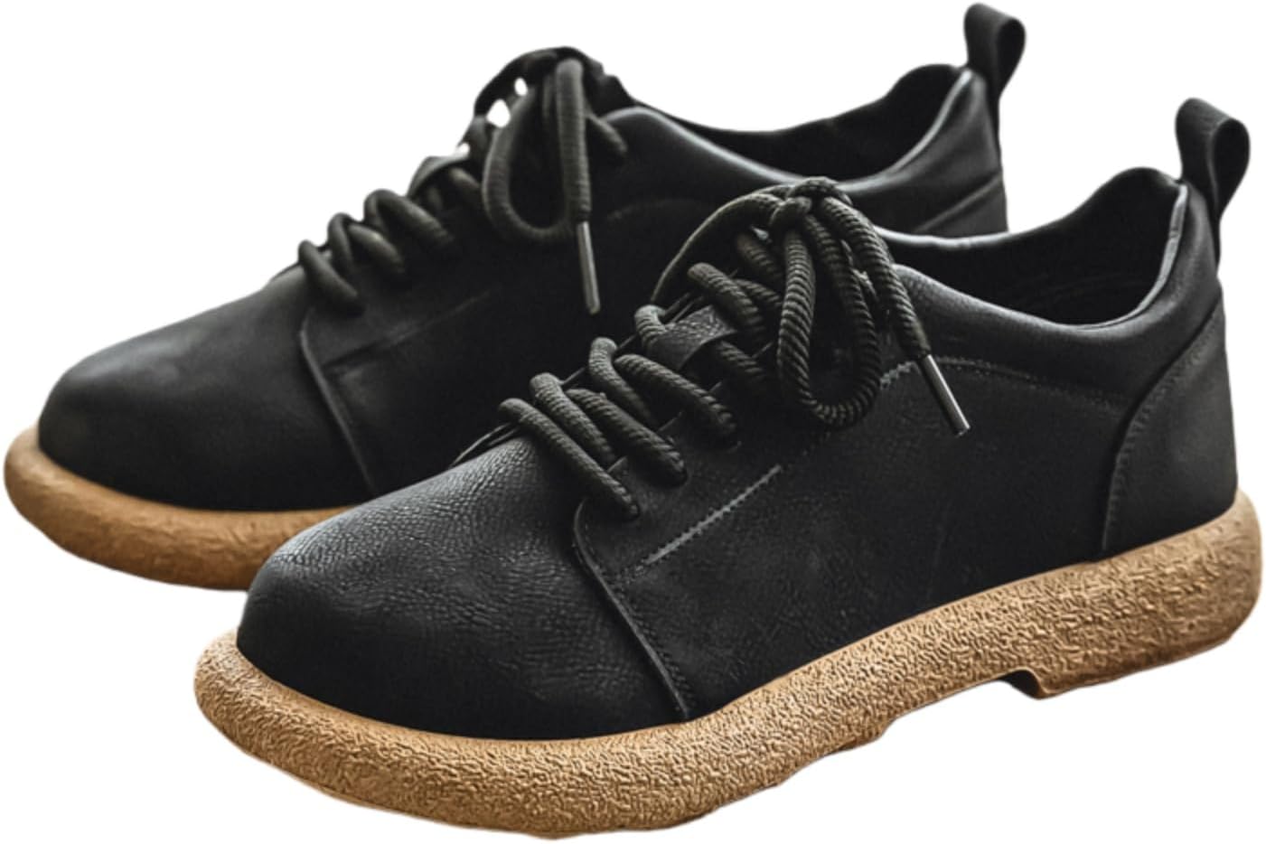 

Мужские кроссовки босоного типа с широкой носочной частью, Минималистичные кожаные туфли для естественных движений, Верх из замши и кожи и гибкая подошва для повседневной носки Kelibasi, черный