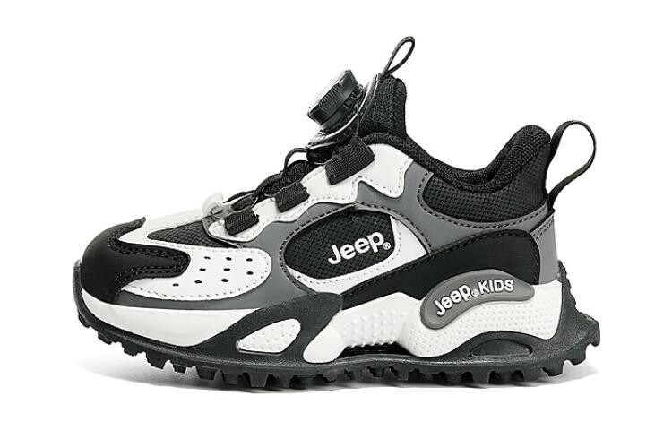 

Детские кеды Kids Low-top Серые Jeep, черный/белый