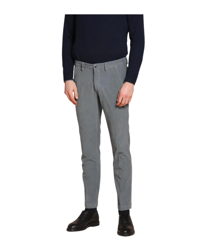 

Узкие вельветовые брюки-чиносы Mason'S, синий