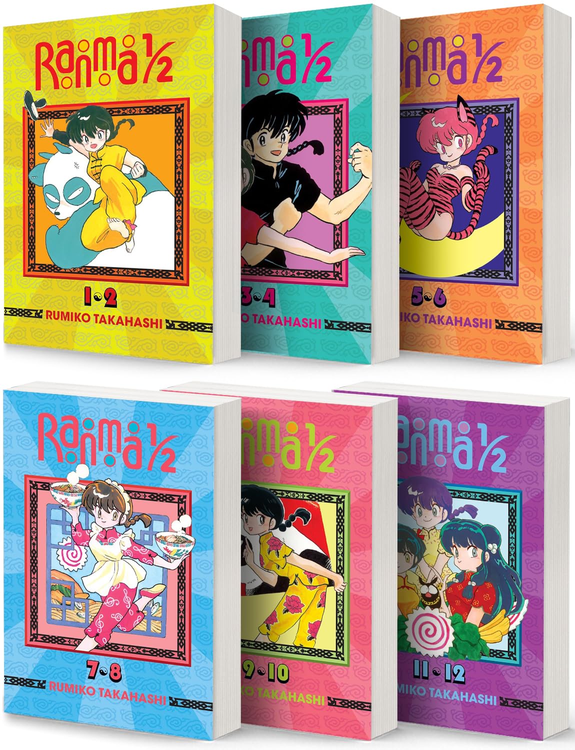 

Ranma 1/2 (2-In-1 Edition) Vol. 1-12, 6 Books Collection Set, by Rumiko Takahashi (Viz Media)
