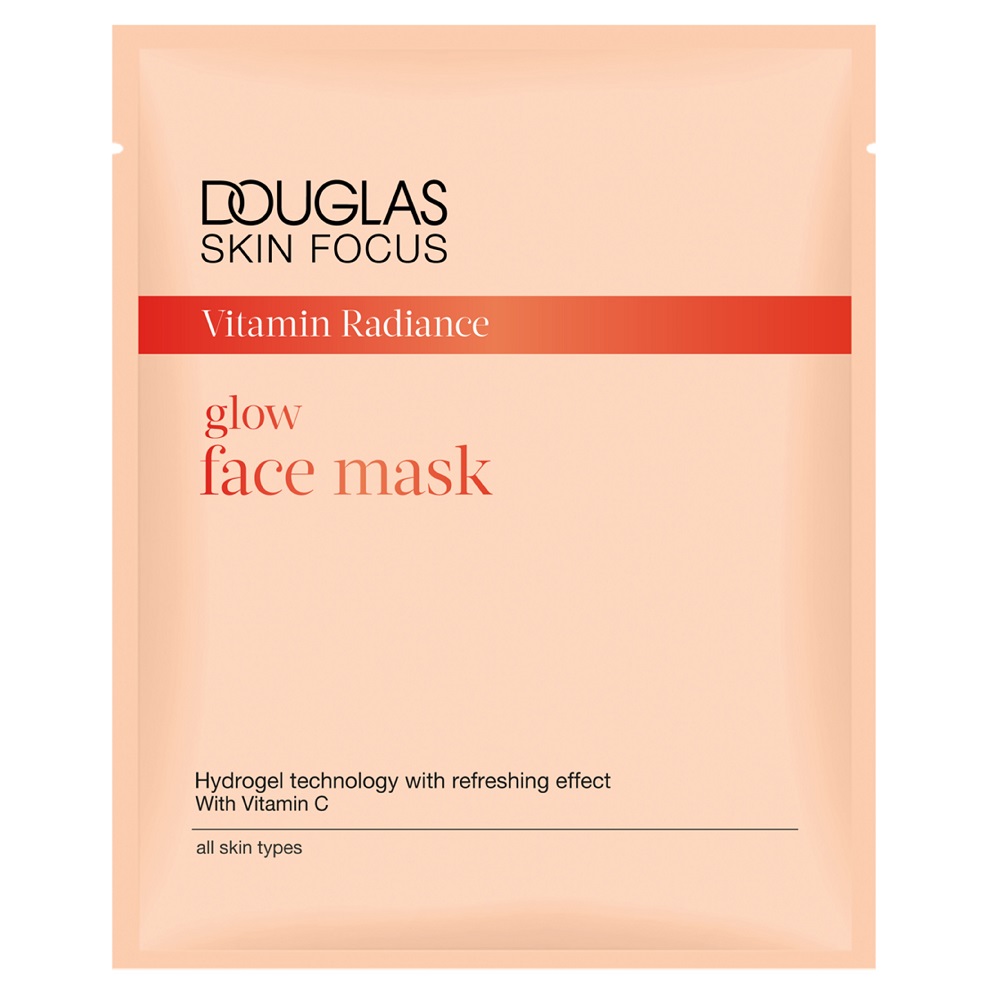 

Маска для лица «Сияние» skin focus vitamin radiance glow face mask Douglas Collection, количество 1 шт.
