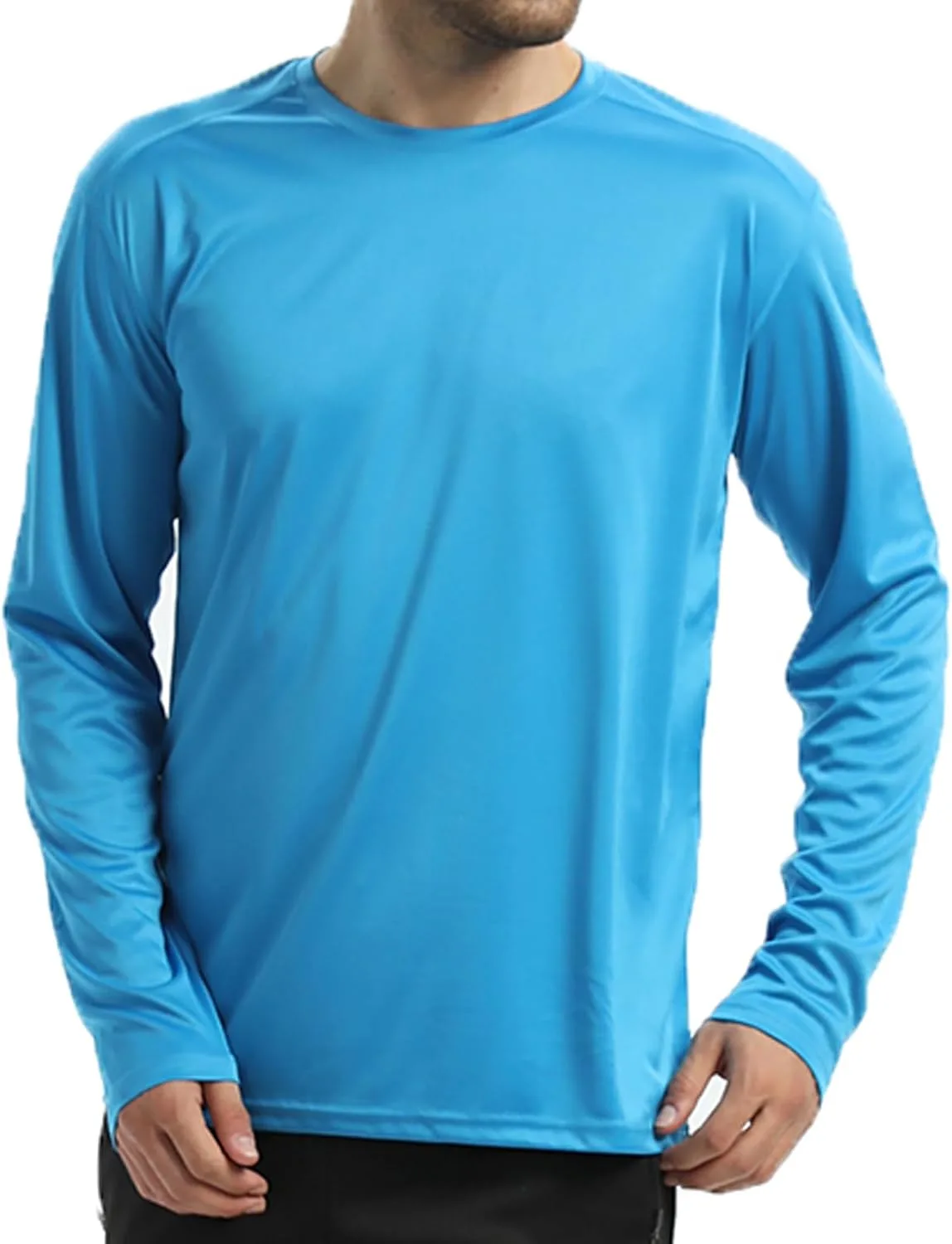 

Мужская футболка с длинным рукавом, Running Sun Protection UPF 50+, Quick-Dry AyeGoo