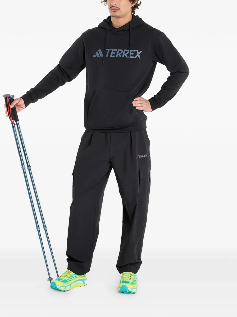 Худи с логотипом Terrex Adidas, черный — фото 2