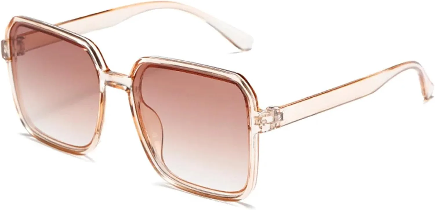 

Солнцезащитные очки с защитой от УФ-излучения UV400 | Большая оправа | Для женщин и мужчин | Для занятий спортом на открытом воздухе и вождения DSVIGF, Brown