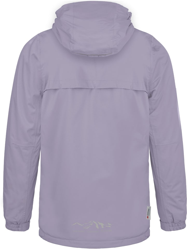 Normani Outdoor Sports Детский дождевик, дождевая куртка и дождевые штаны фиолетового цвета — фото 3