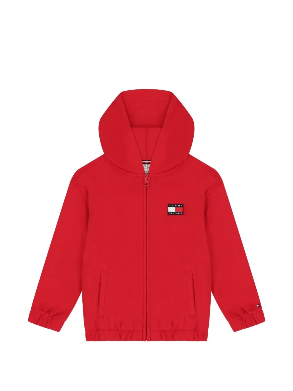 Толстовка на молнии с капюшоном Tommy Hilfiger Junior, красный