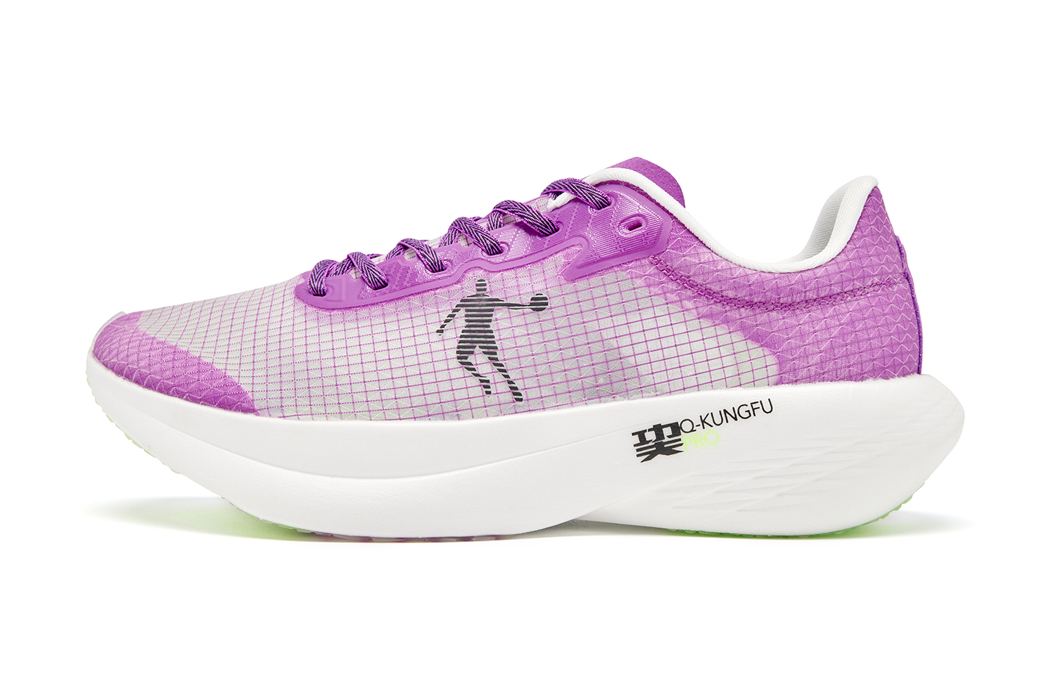 

QIAODAN Кроссовки мужские Flying Shadow PB1.0 с низким верхом Flying Shadow фиолетово-белого цвета