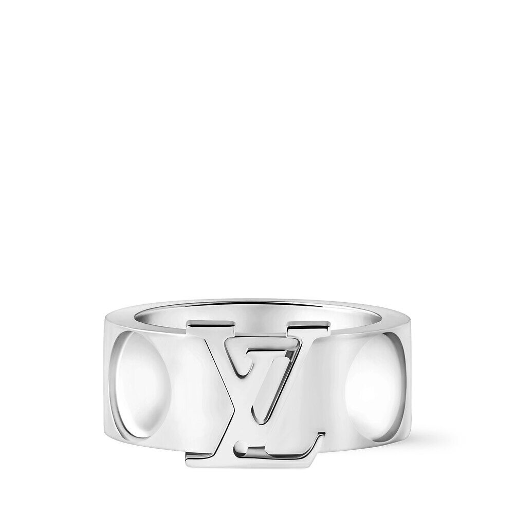 

Кольцо Empreinte Large, белое золото Louis Vuitton, серебряный