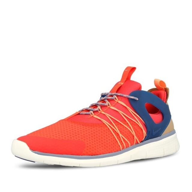 Женские синтетические кроссовки на шнуровке Free Virtous 725060 600 Nike, оранжевый — фото 2
