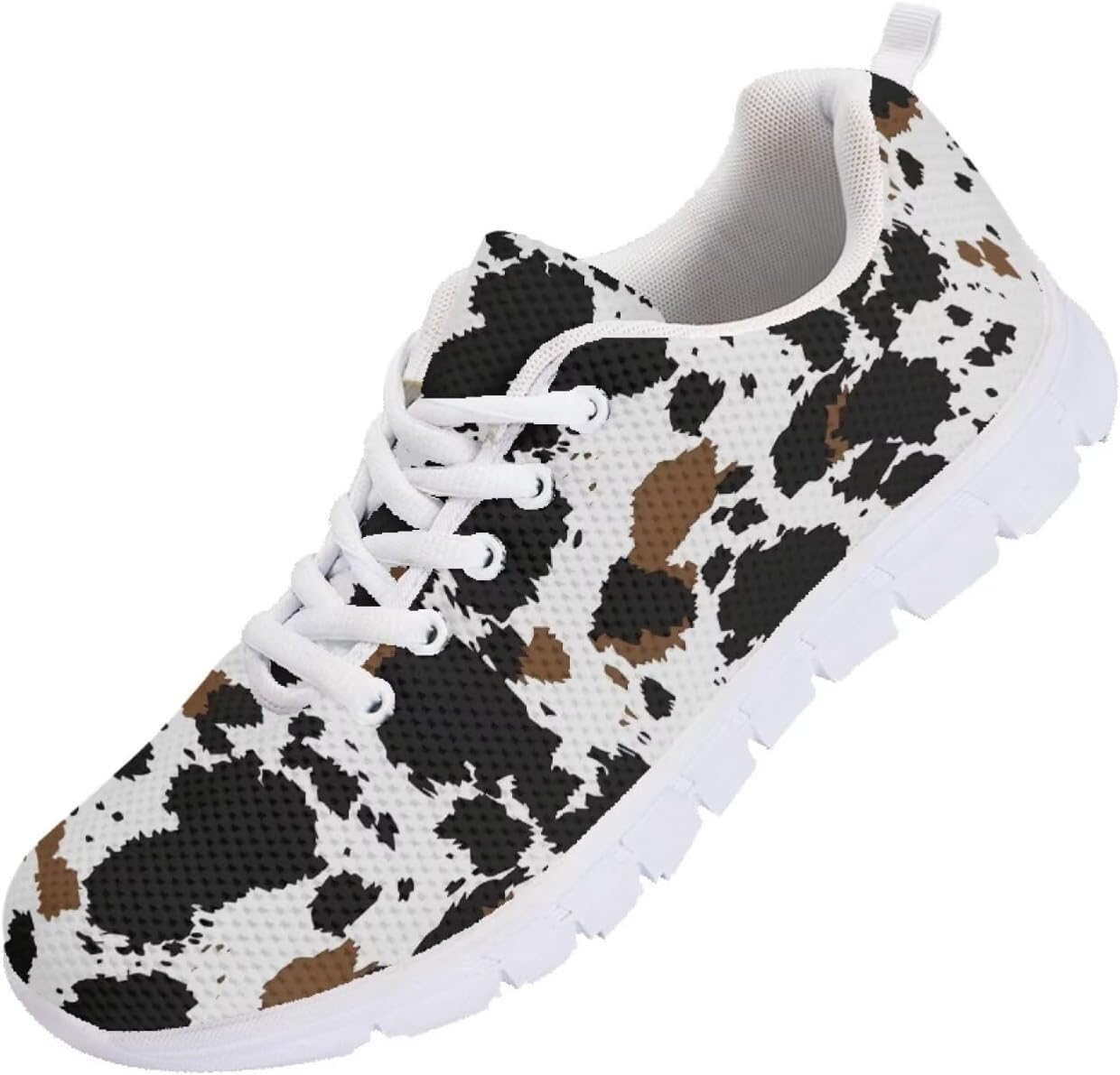 

Мужские кроссовки Funnydude Funny Print для бега, легкие осенние кроссовки, удобная обувь для спортзала, Cow Print