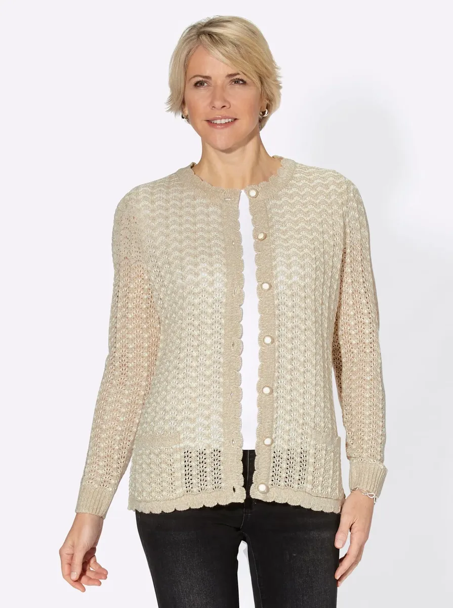 

Кардиган Classic Basics Ajour, бежевый