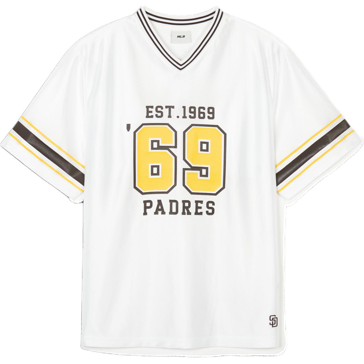 

Футболка унисекс Varsity San Diego Padres белая MLB