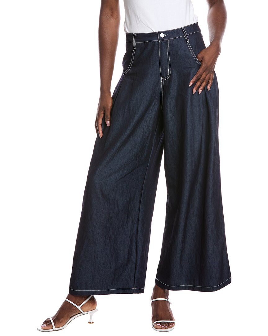 

Грейшиа Широкие Брюки Багги Gracia, синий