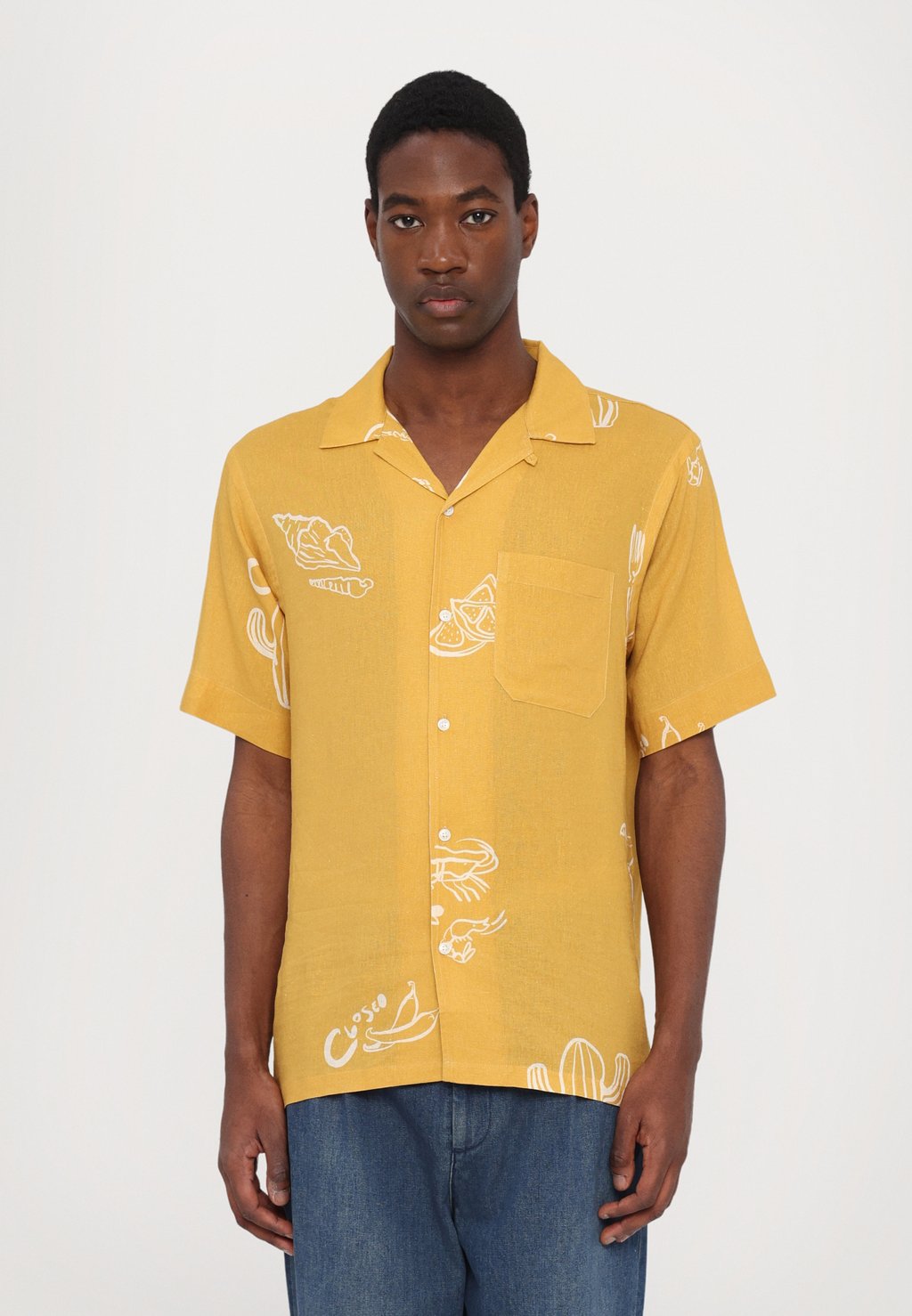 

Рубашка SHORT SLEEVED SHIRT CLOSED, желтый